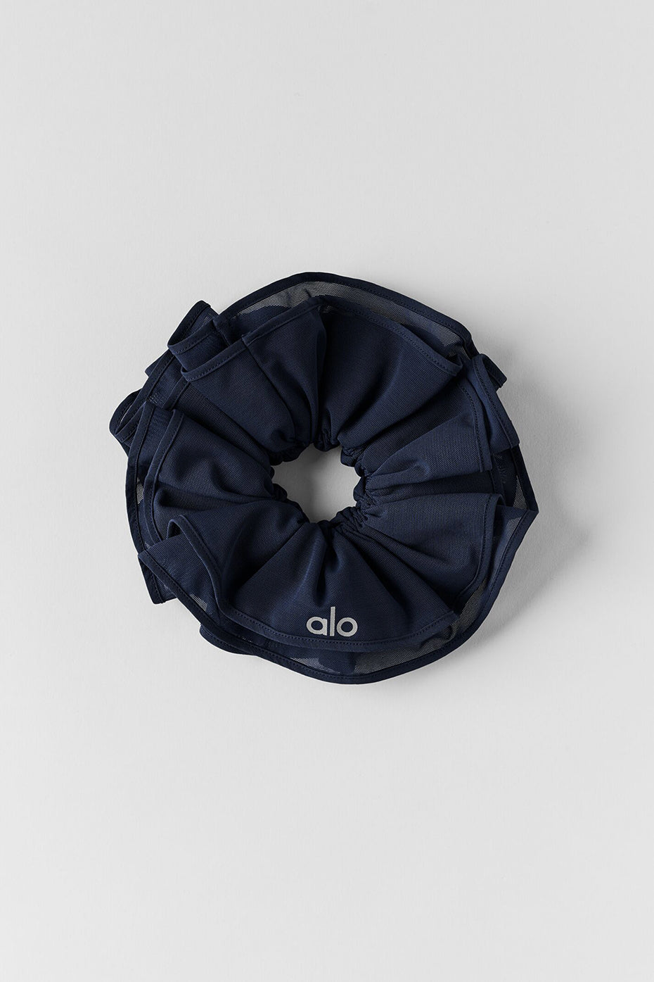 Alo Yoga Mesh Sweet Nothing Oversize Scrunchie - Navy