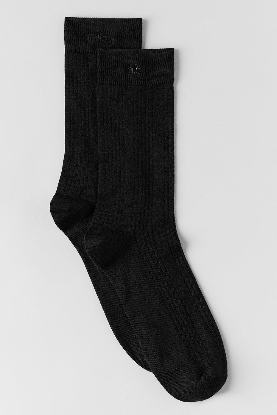Alo Yoga Cashmere Mesh Sock - Black