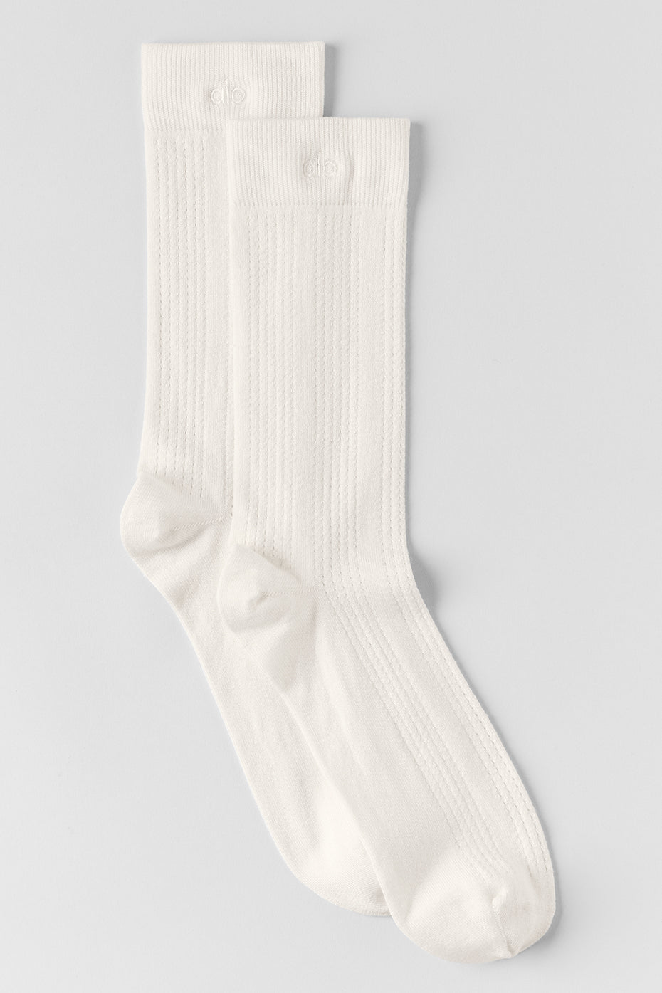 Alo Yoga Cashmere Mesh Sock - Ivory