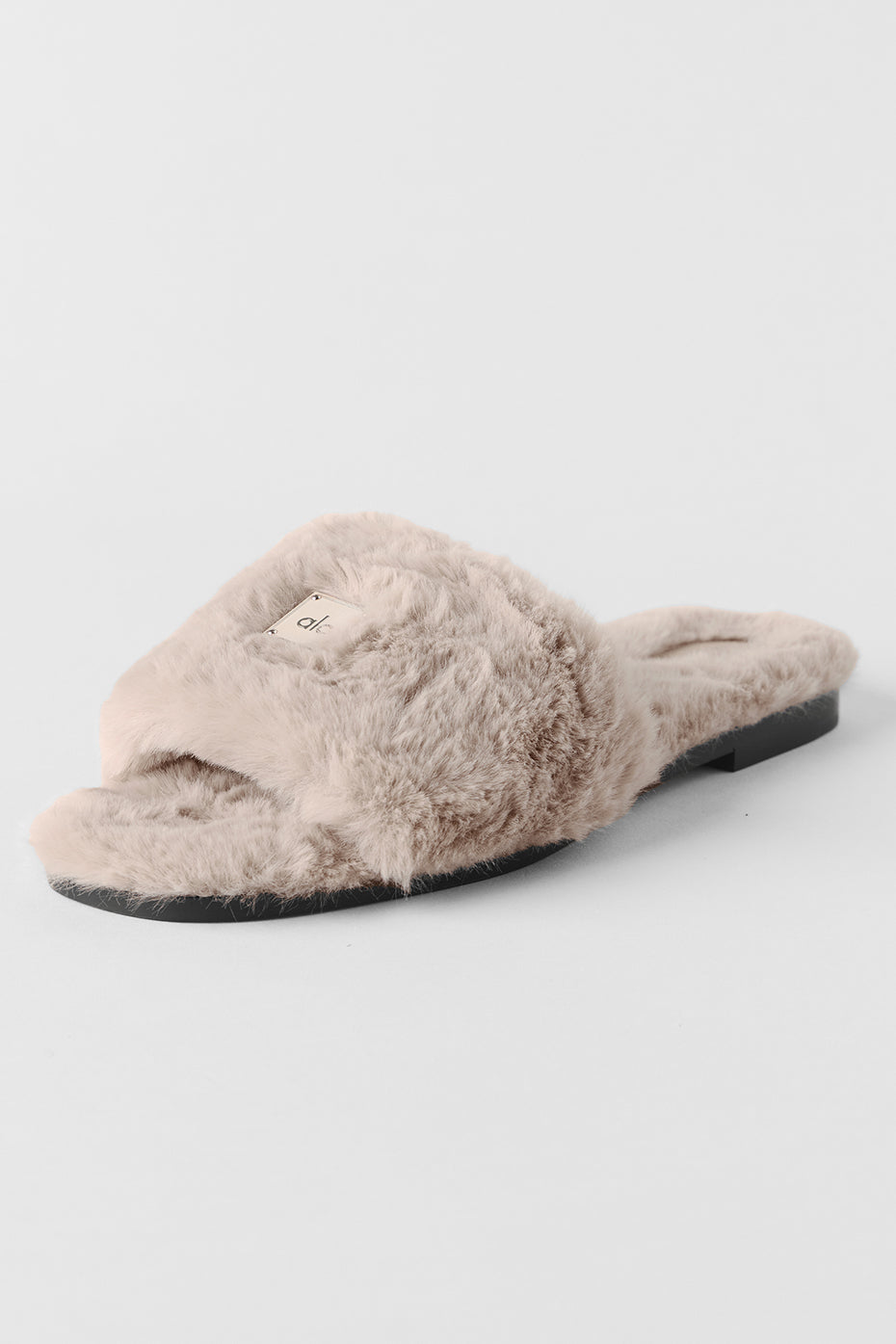 Alo Yoga ALO Classico Faux Fur Sandal - Oat