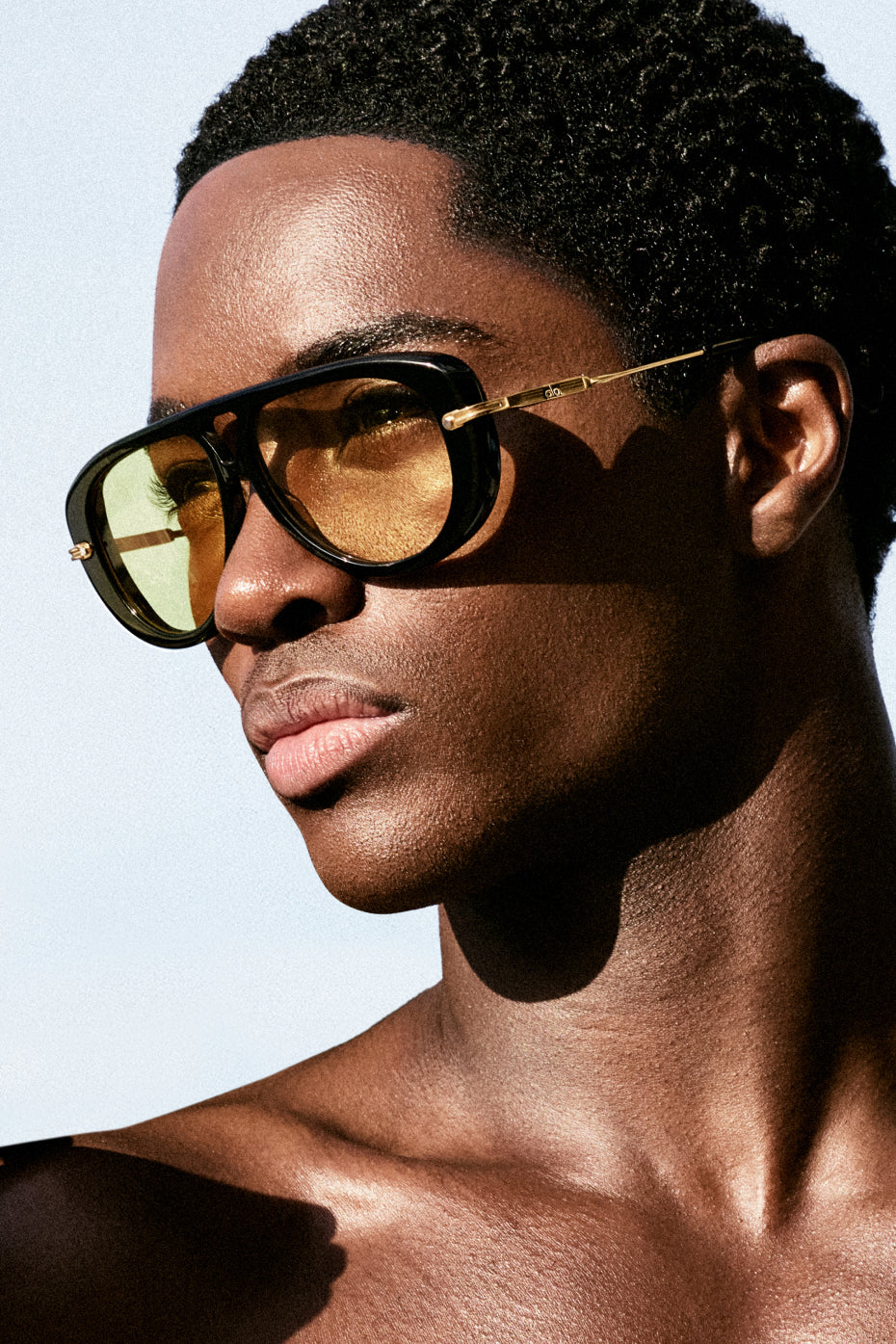 Alo Yoga ALO Aviator Sunglasses - Black/Yellow