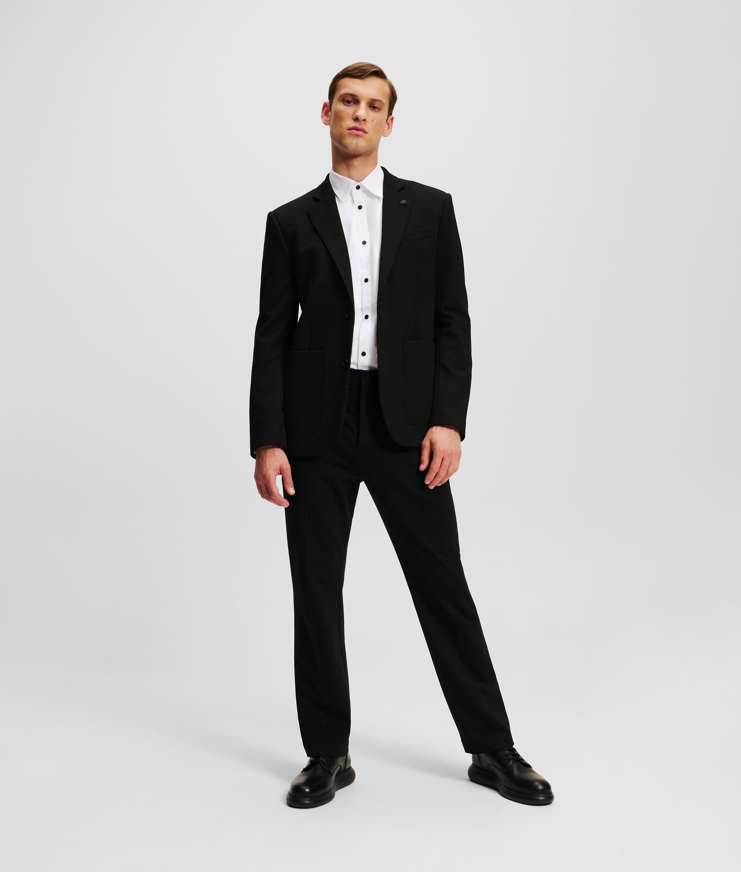 Karl Lagerfeld Tailored Punto Pants Black