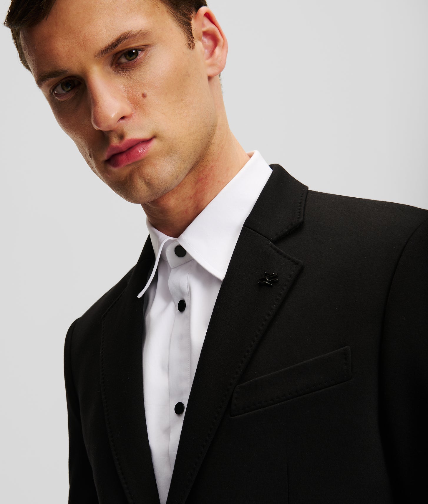 Karl Lagerfeld Tailored Punto Jacket Black
