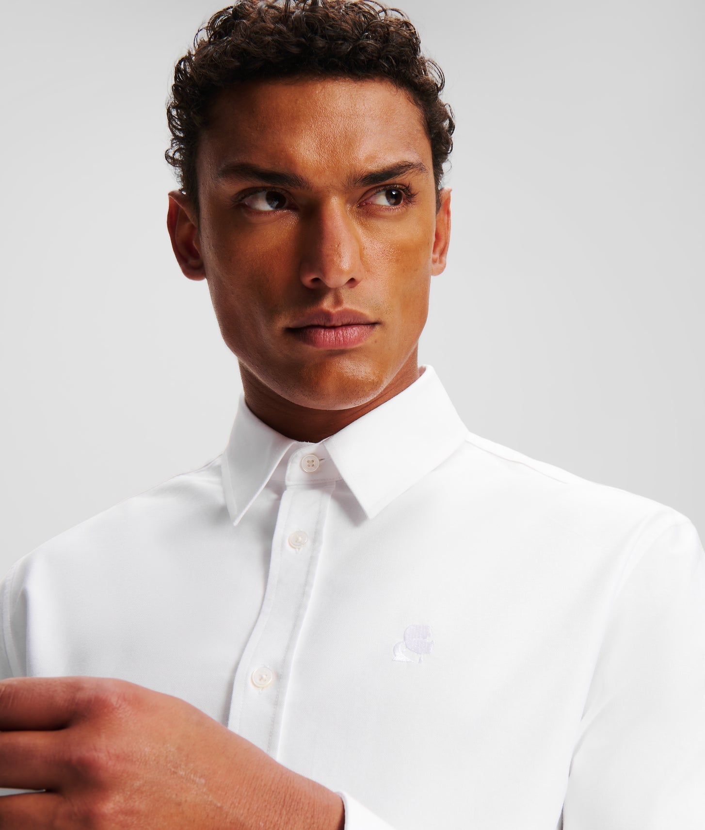 Karl Lagerfeld Kameo Oxford Shirt White