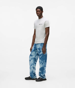 Karl Lagerfeld Bleached Relaxed Jeans White/Blue