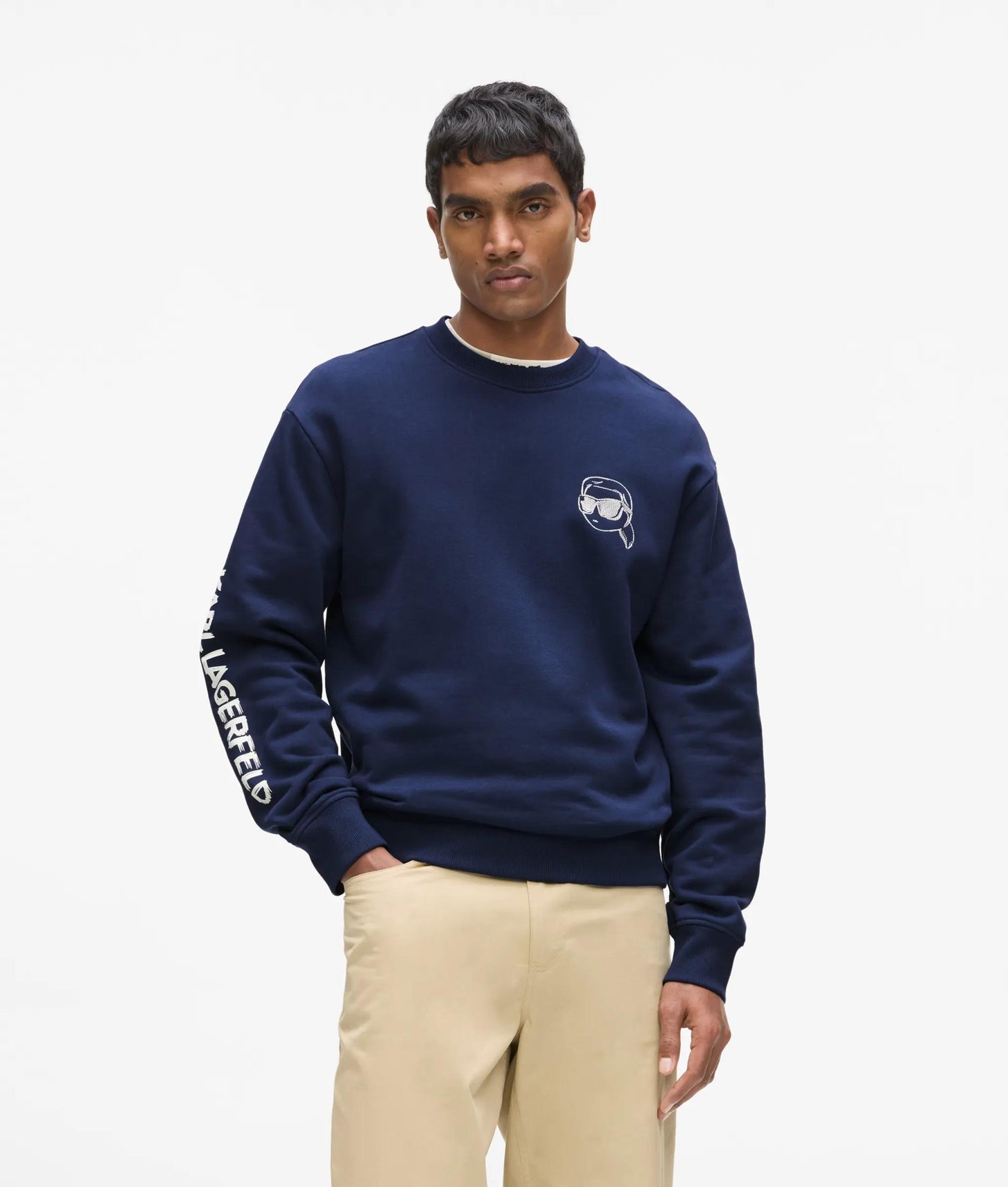 Karl Lagerfeld Ikon Sweatshirt Medieval Blue