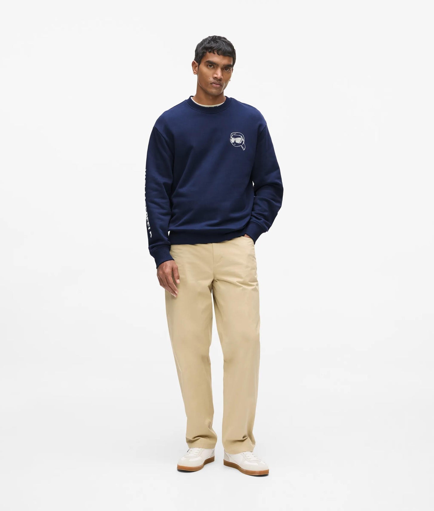Karl Lagerfeld Ikon Sweatshirt Medieval Blue