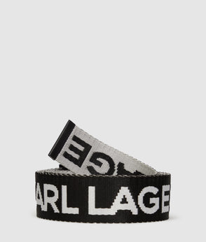 Karl Lagerfeld Tonal Piping Pants Black