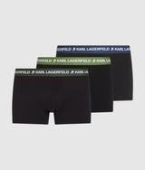 Karl Lagerfeld Logo Trunks – 3-Pack Forest-Dill-Medieval