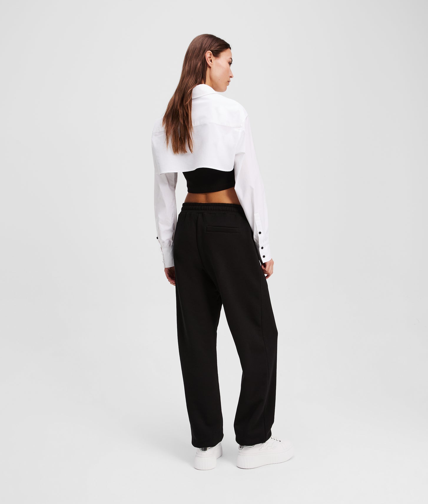 Karl Lagerfeld Slim-Fit Sweatpants Black