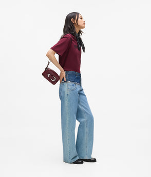 KarlLagerfeld Western Camera Bag Zinfandel