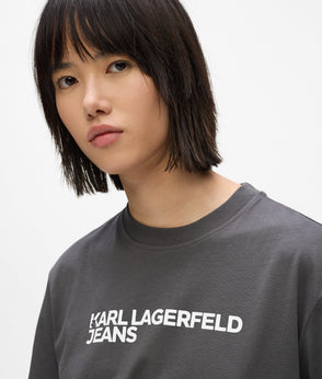 KarlLagerfeld Buckle Bowling Bag Black