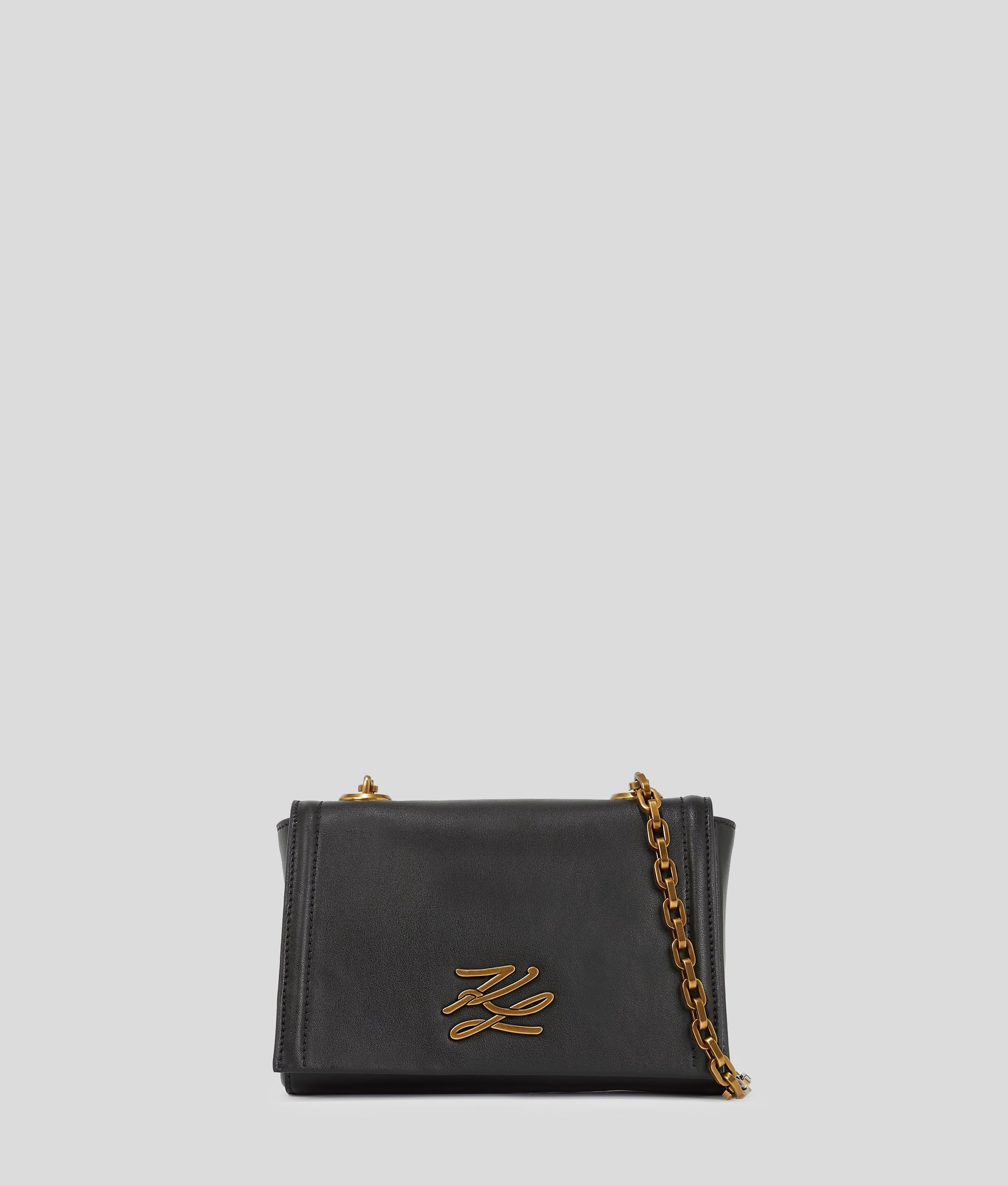 KarlLagerfeld Kautograph Crossbody Bag Black/Gold