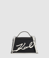 KarlLagerfeld Ksignature Small Crossbody Bag Black/White