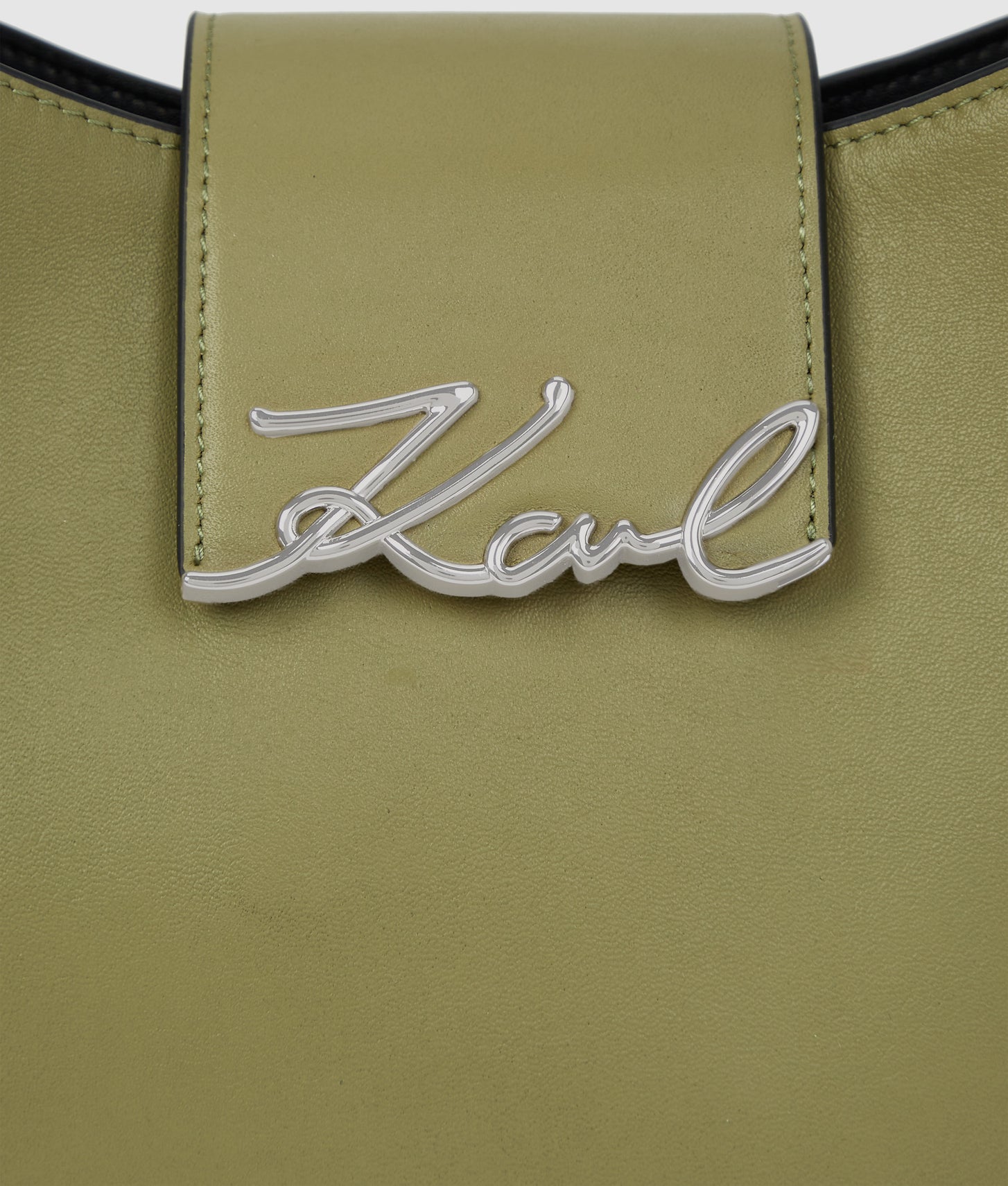 KarlLagerfeld Ksignature Hobo Bag Cedar