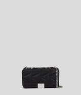 KarlLagerfeld Kkuilt Small Crossbody Bag Black-Nickel