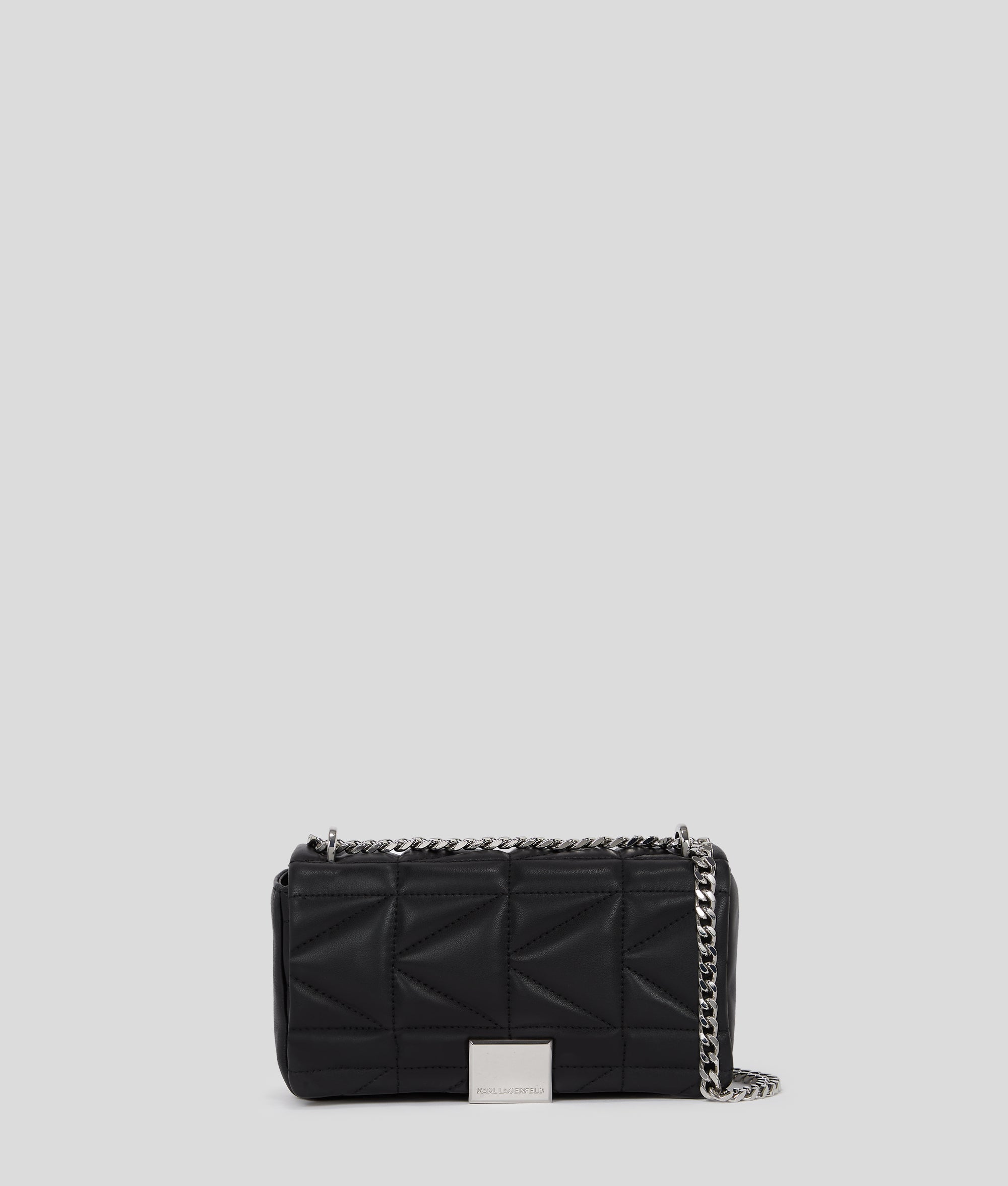KarlLagerfeld Kkuilt Small Crossbody Bag Black-Nickel
