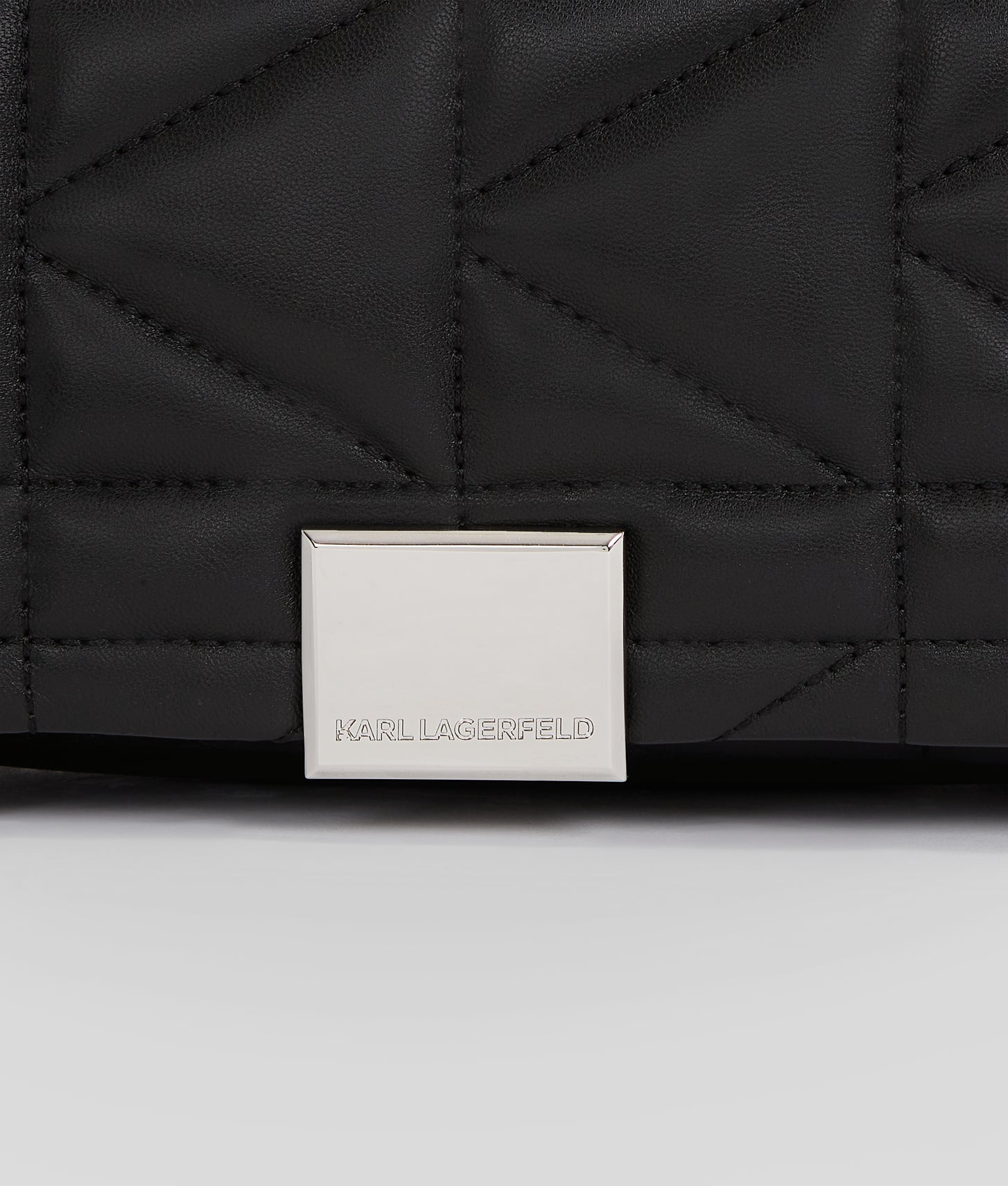 KarlLagerfeld Kkuilt Small Crossbody Bag Black-Nickel