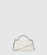 KarlLagerfeld Ksignature Slim Crossbody Bag Off White