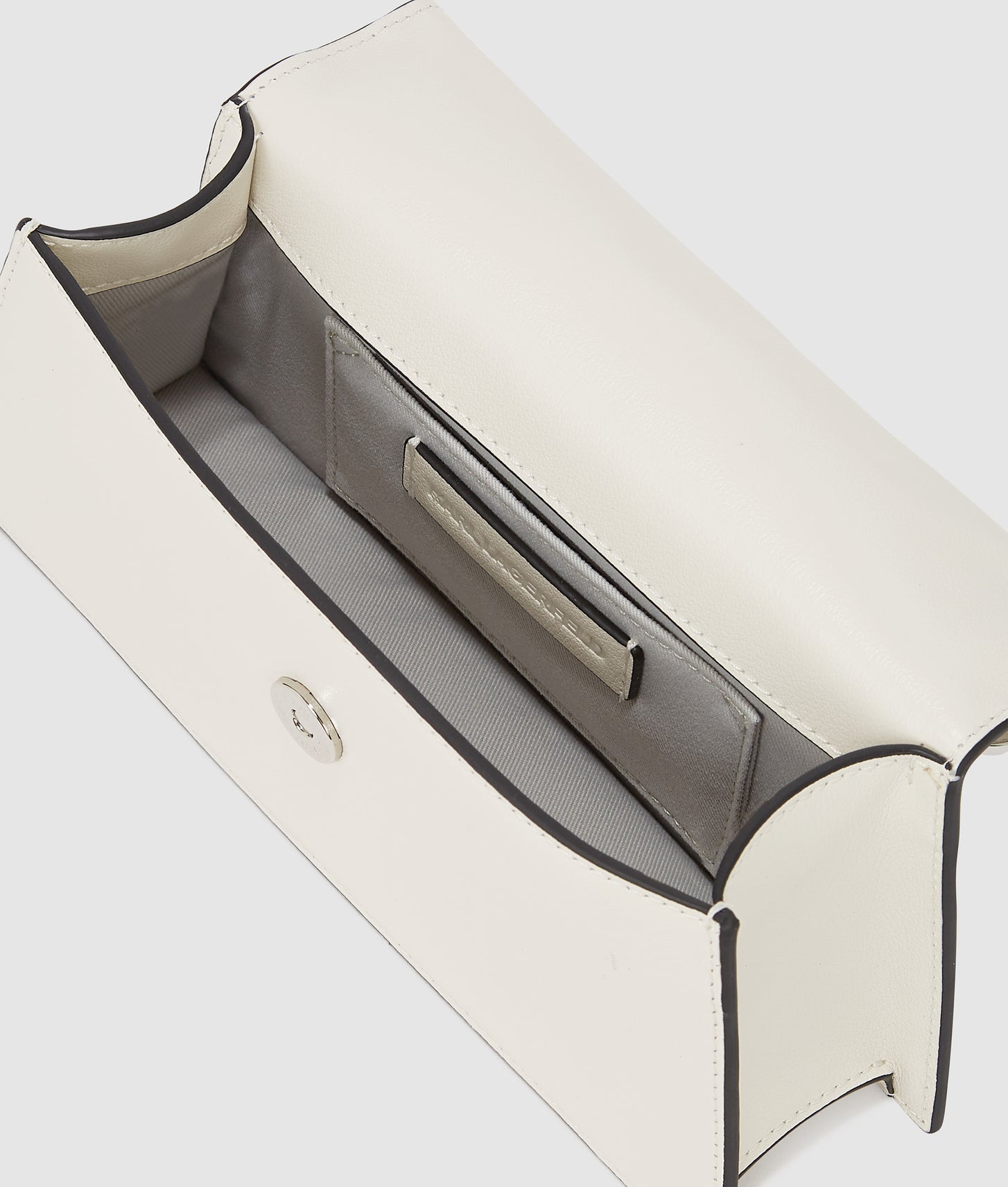 KarlLagerfeld Ksignature Slim Crossbody Bag Off White