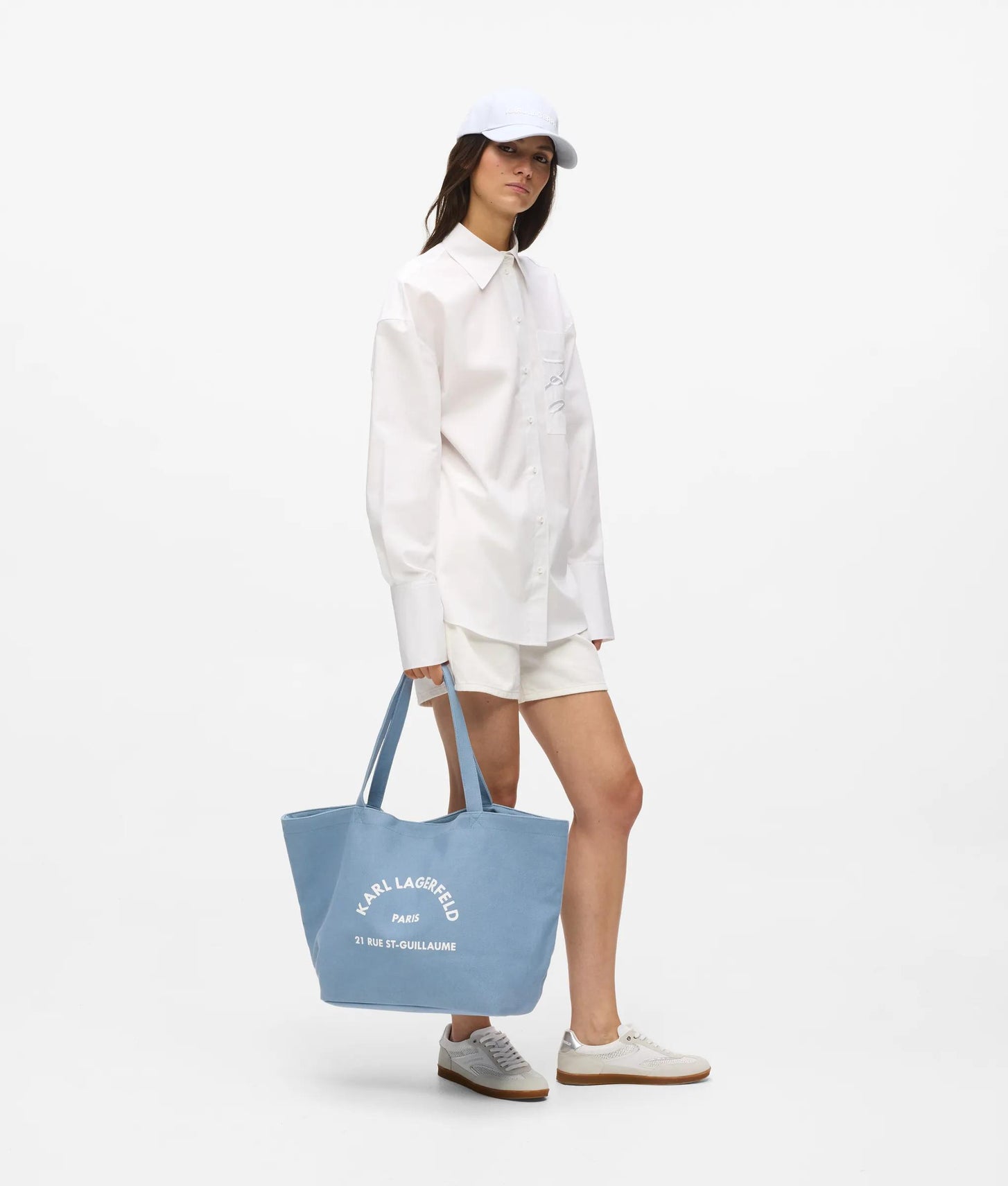 KarlLagerfeld Rue St-Guillaume Shopper Blue Bloom