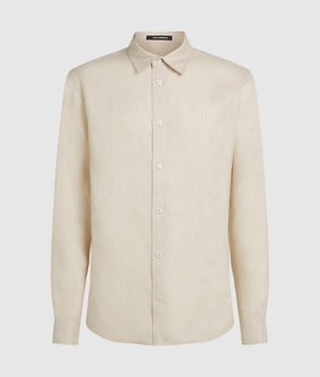 Karl Lagerfeld Linen Suit Pants Natural