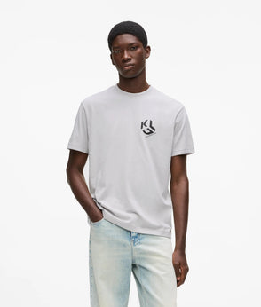 Karl Lagerfeld Distressed Logo Cap Black