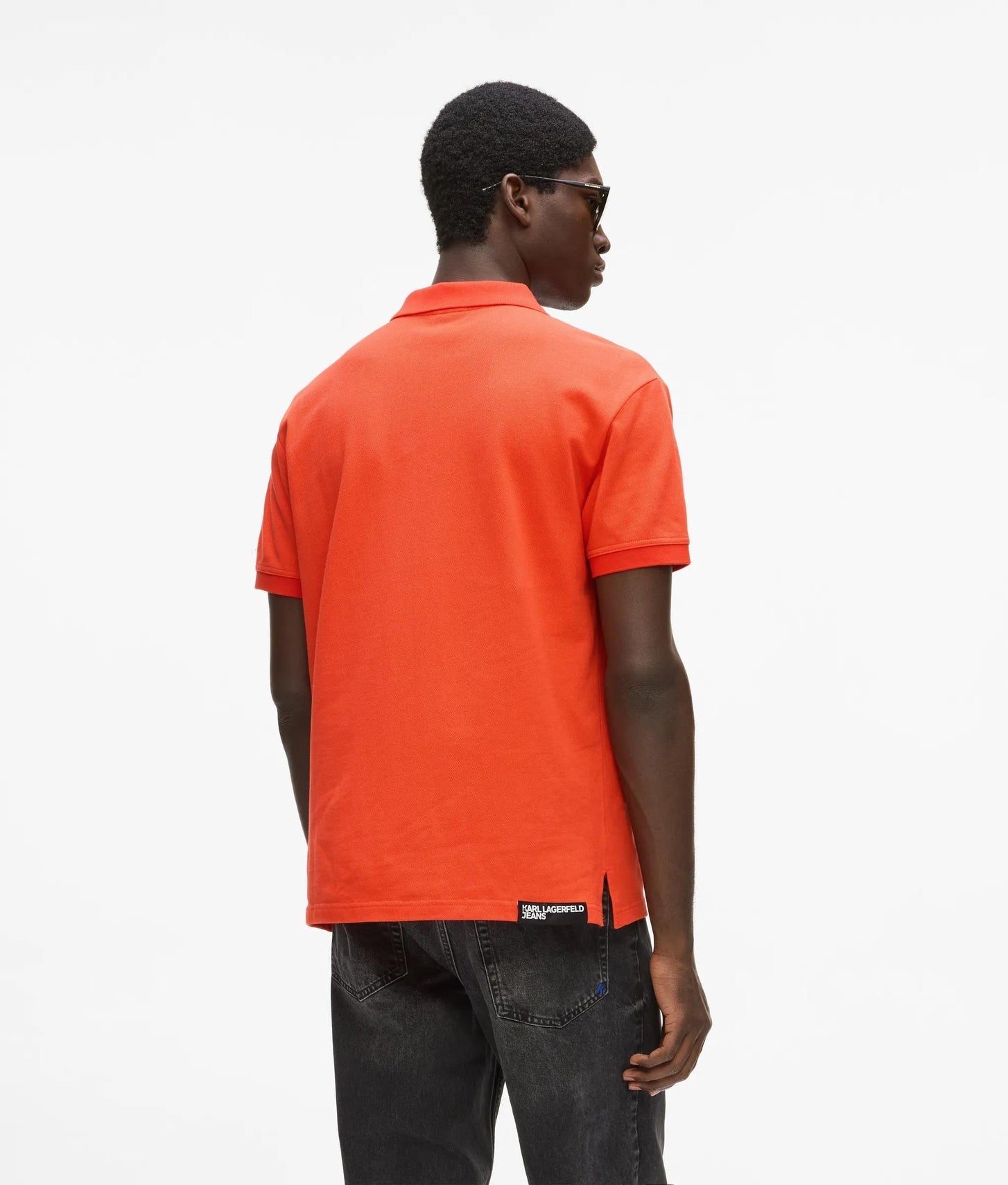 Karl Lagerfeld Logo Polo Shirt Grenadine