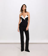 Karl Lagerfeld Kl Studio Jumpsuit Black/White
