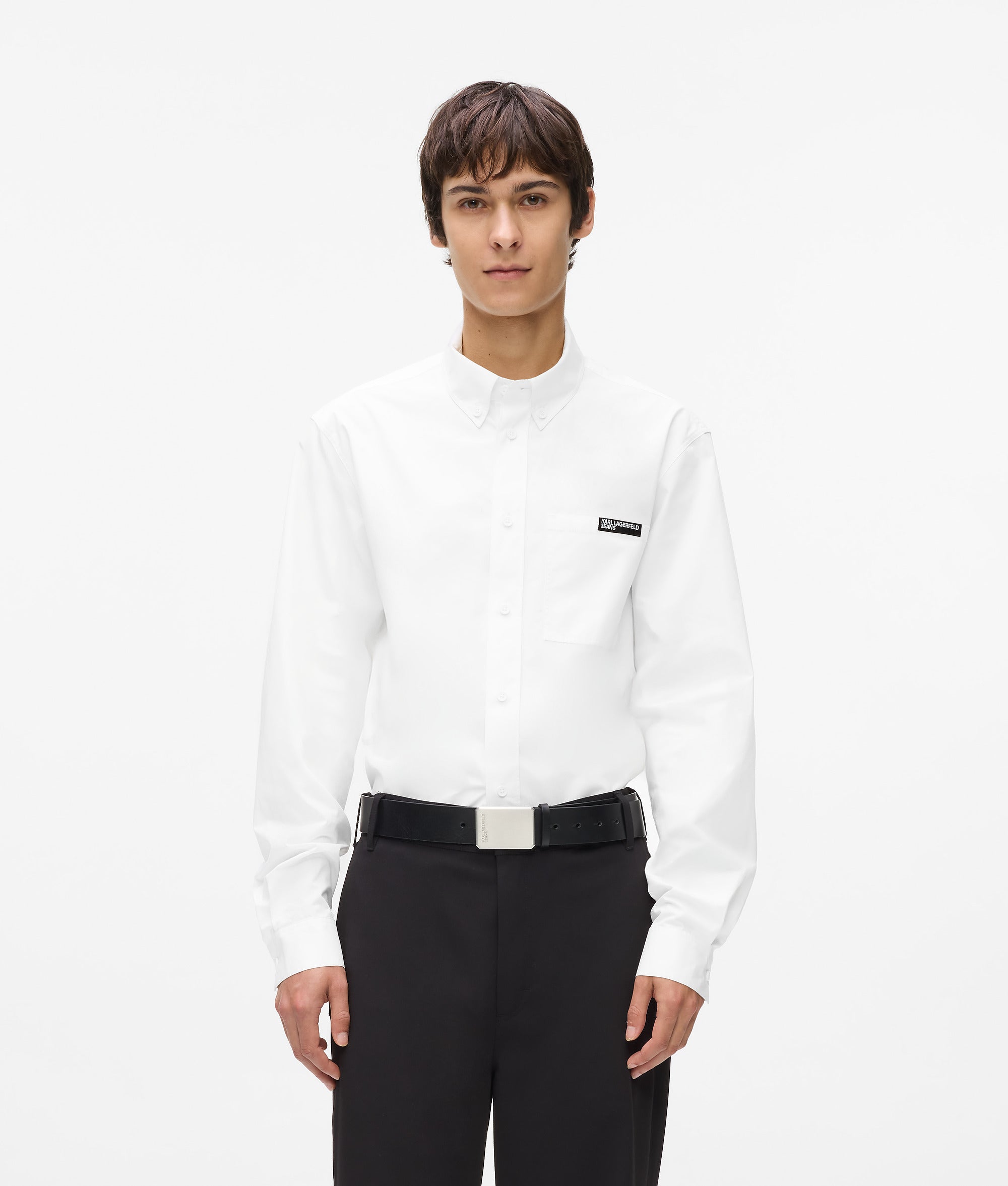 Karl Lagerfeld Poplin Shirt White