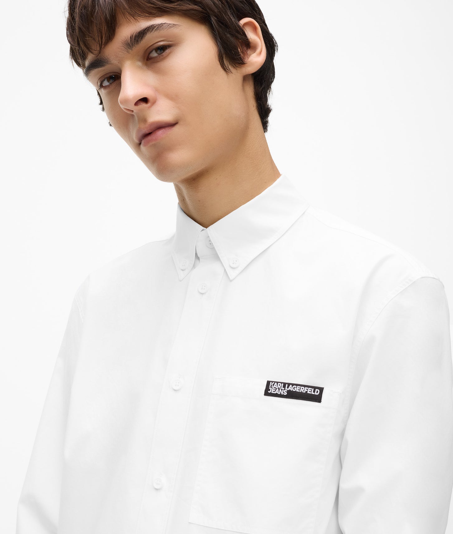 Karl Lagerfeld Poplin Shirt White