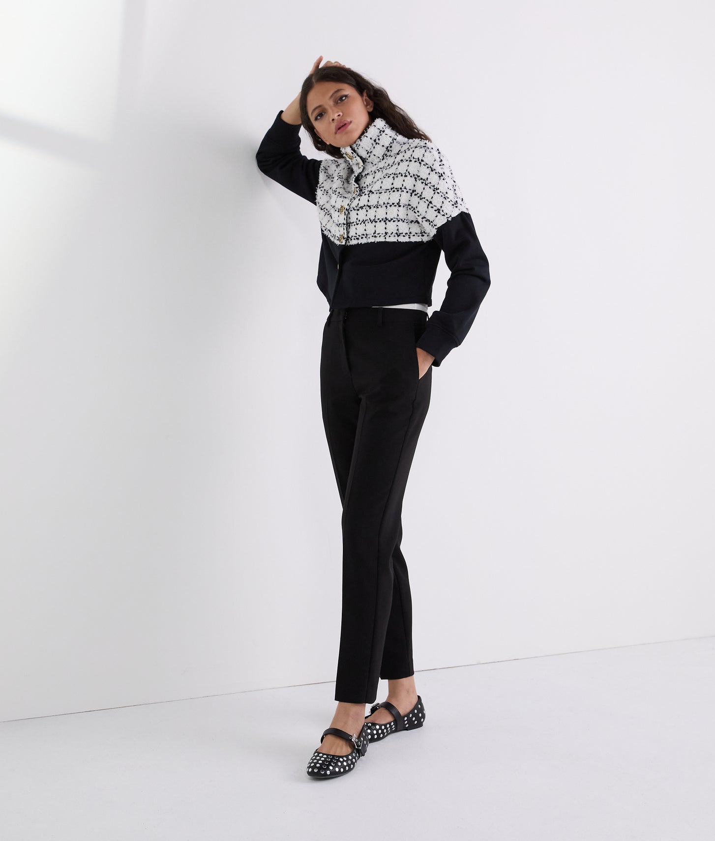 Karl Lagerfeld Cigarette Pants Black