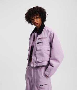 KarlLagerfeld Klj Box Logo Camera Bag Lavendula