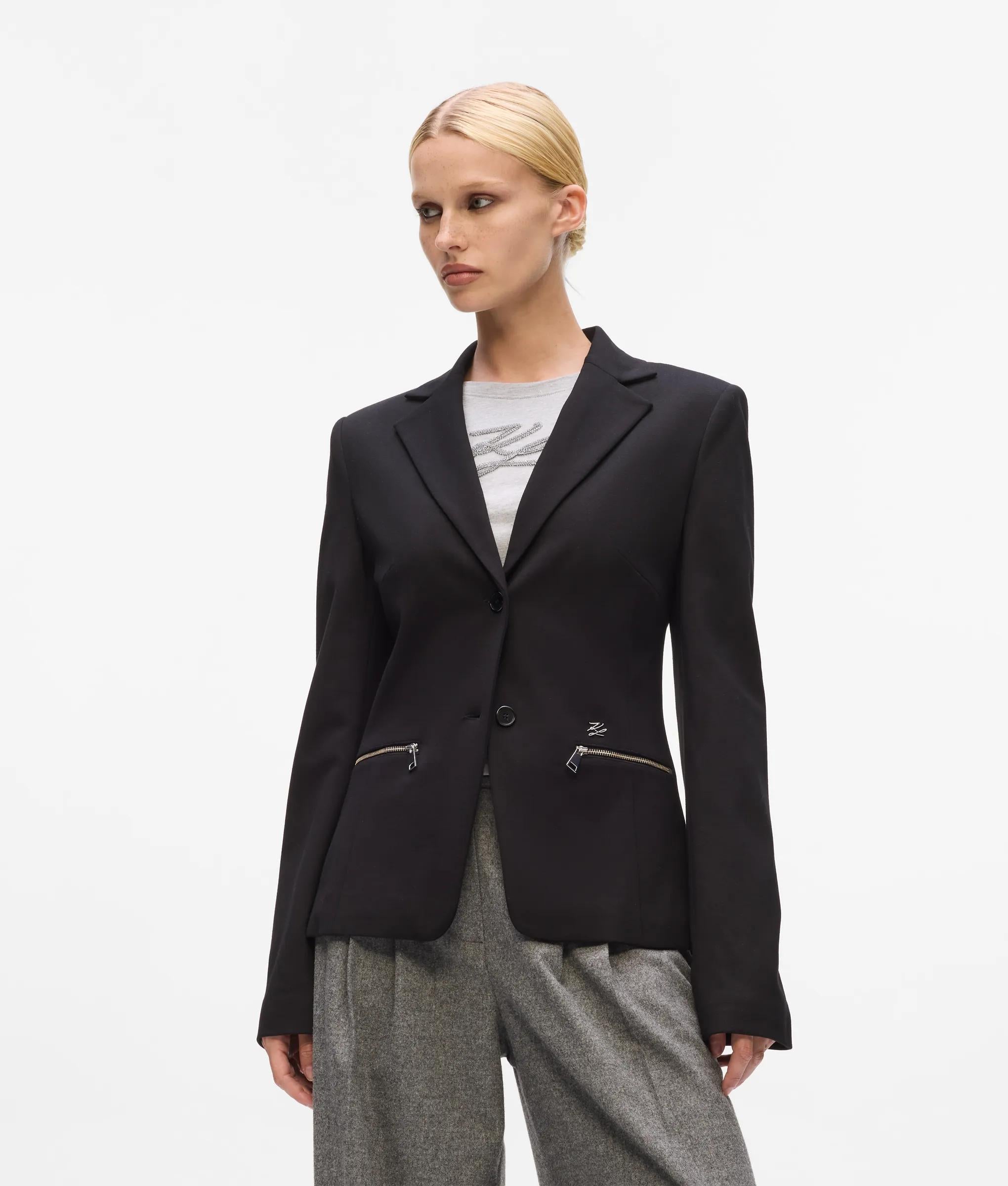Karl Lagerfeld Punto Jacket Black