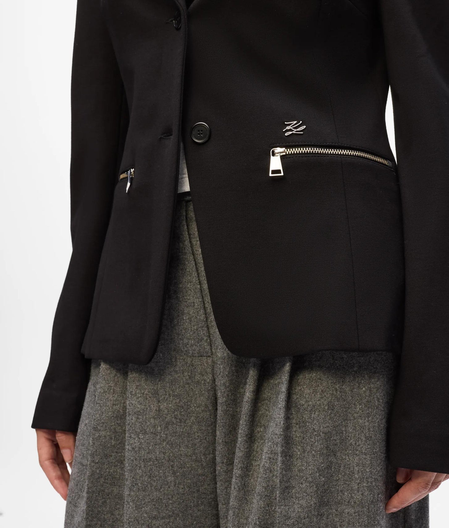 Karl Lagerfeld Punto Jacket Black