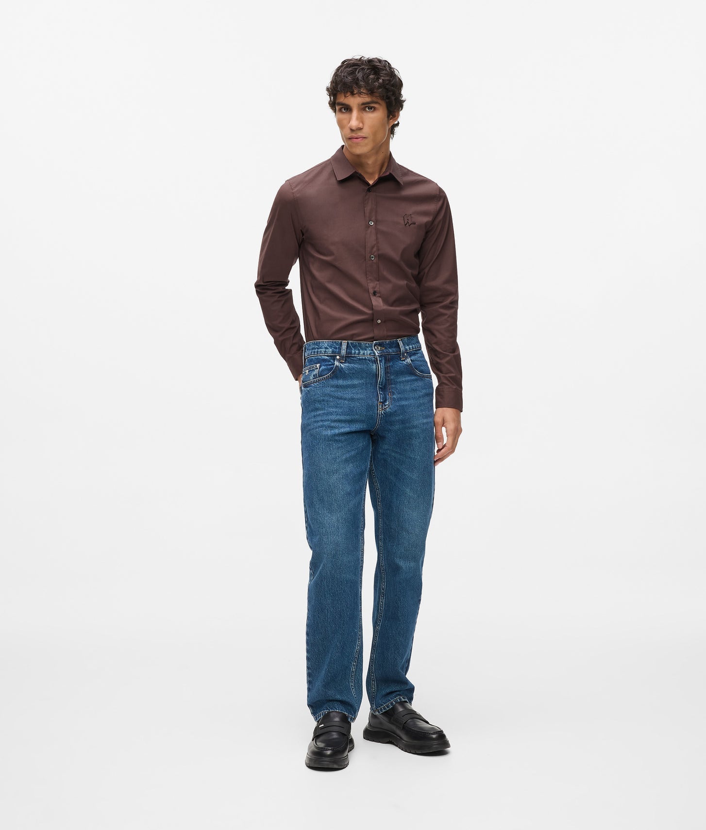 Karl Lagerfeld Monogram Shirt Fudge