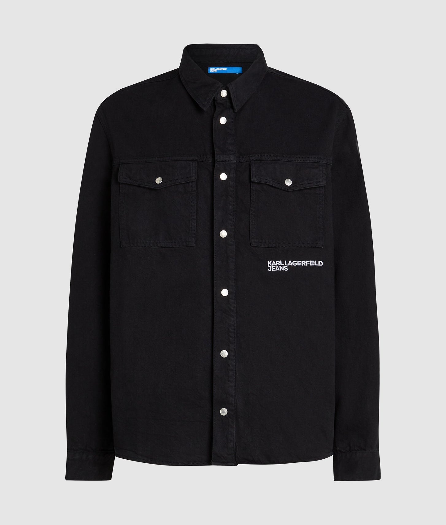 Karl Lagerfeld Karl Quote Overshirt Black/Black