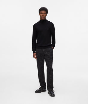 Karl Lagerfeld Boucle Pants Black