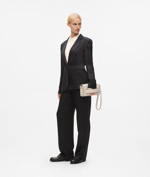 KarlLagerfeld Ikon K Studded Shoulder Bag Black Embellishment