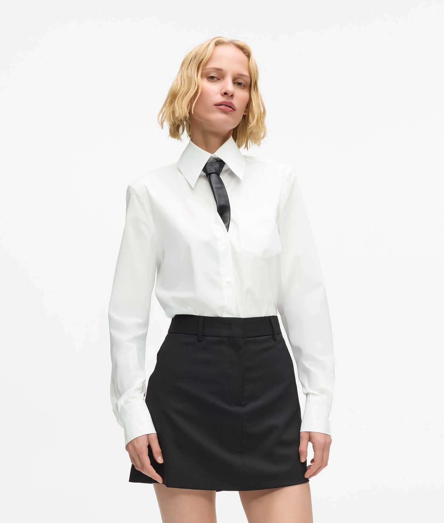 Karl Lagerfeld Poplin Blouse White