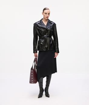 KarlLagerfeld Krocky Marais Medium Tote Bag Windsor Wine