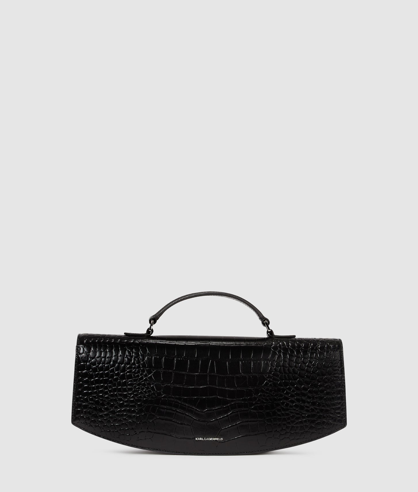 KarlLagerfeld Kstudio Clutch Bag Black-Nickel