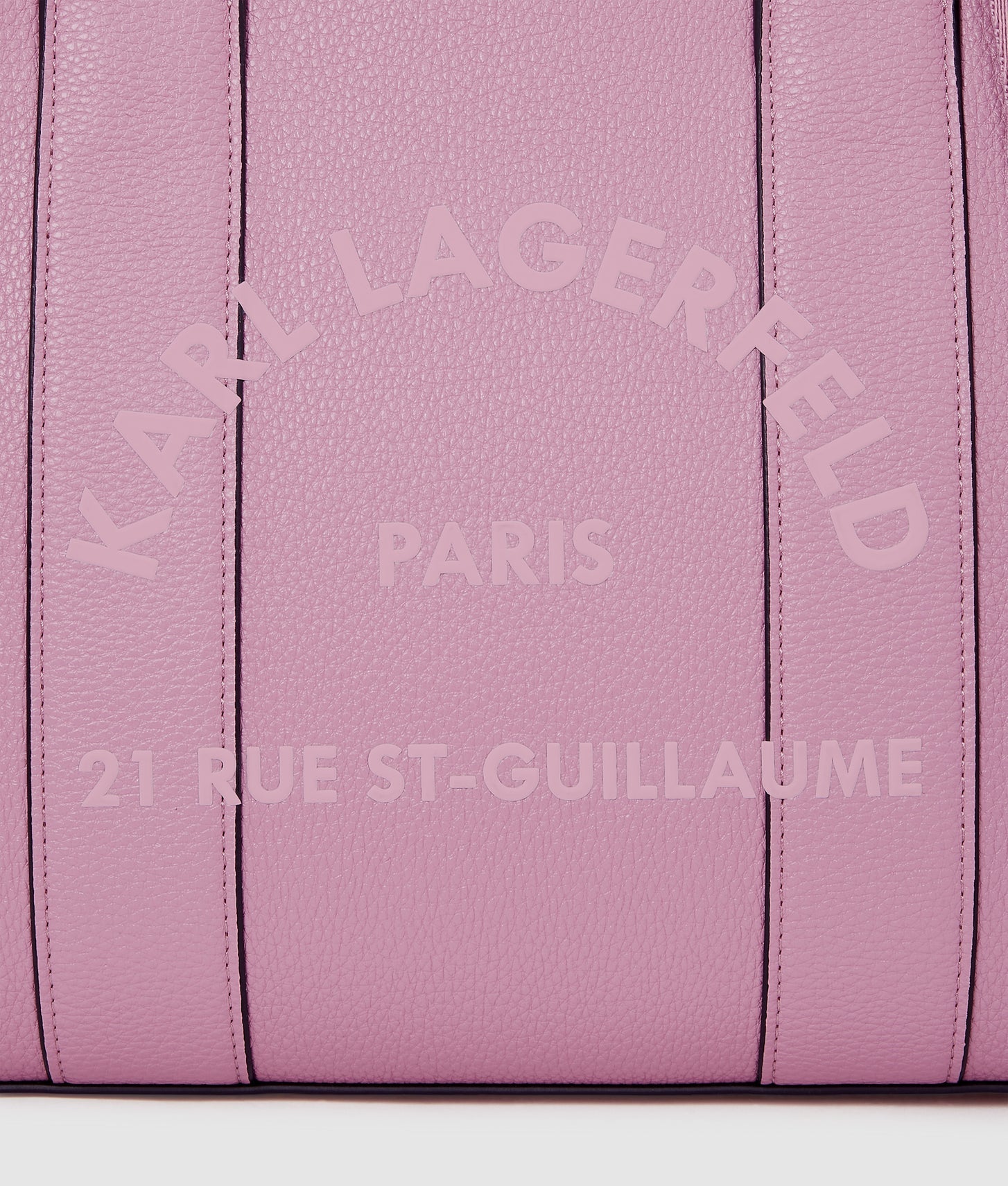 KarlLagerfeld Rue St-Guillaume Medium Tote Bag Cyclamen