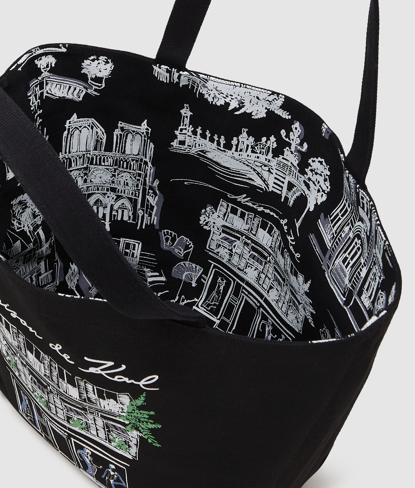 KarlLagerfeld Maison De Karl Reversible Shopper Black