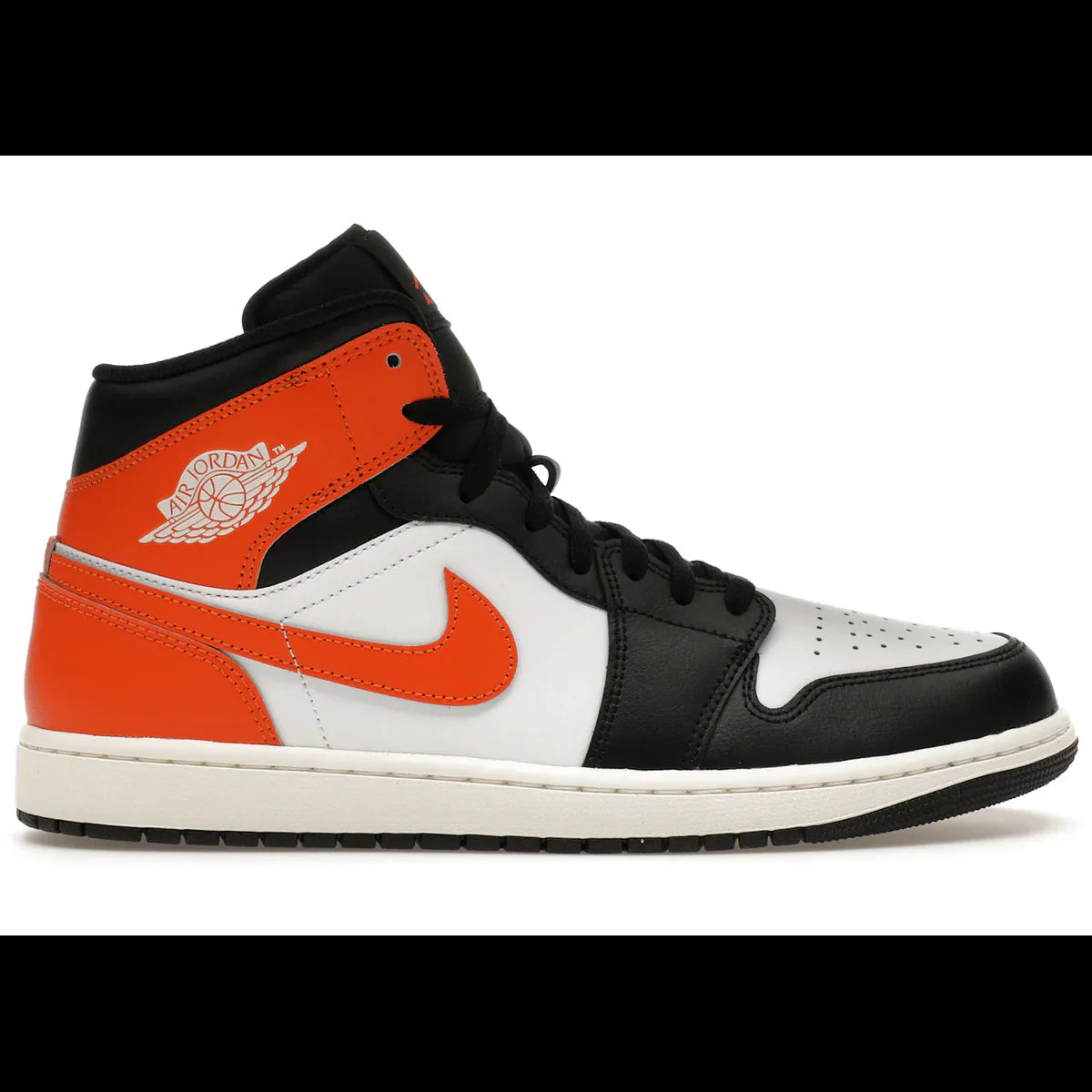 Air Jordan 1 Mid Black Toe Starfish