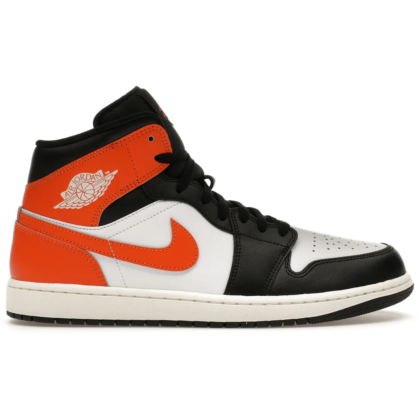 Air Jordan 1 Mid Black Toe Starfish
