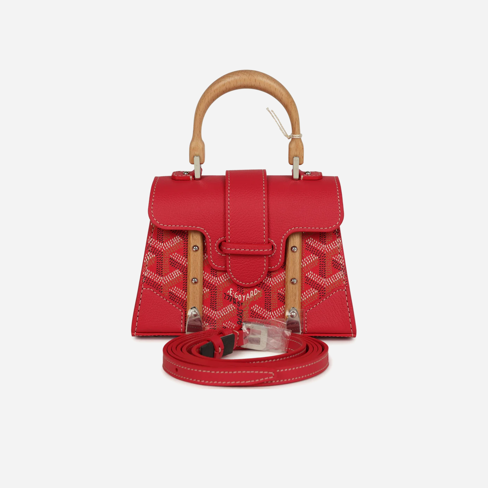 Goyard Goyardine Canvas Fuchsia Saigon Structure Nano Palladium Hardware