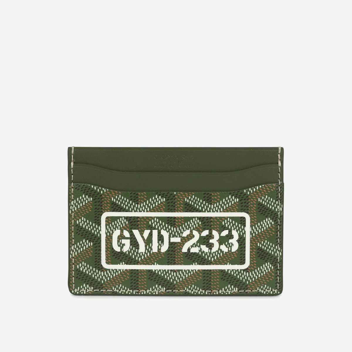 Goyard Goyardine Canvas Khaki Saint-Sulpice Card Wallet