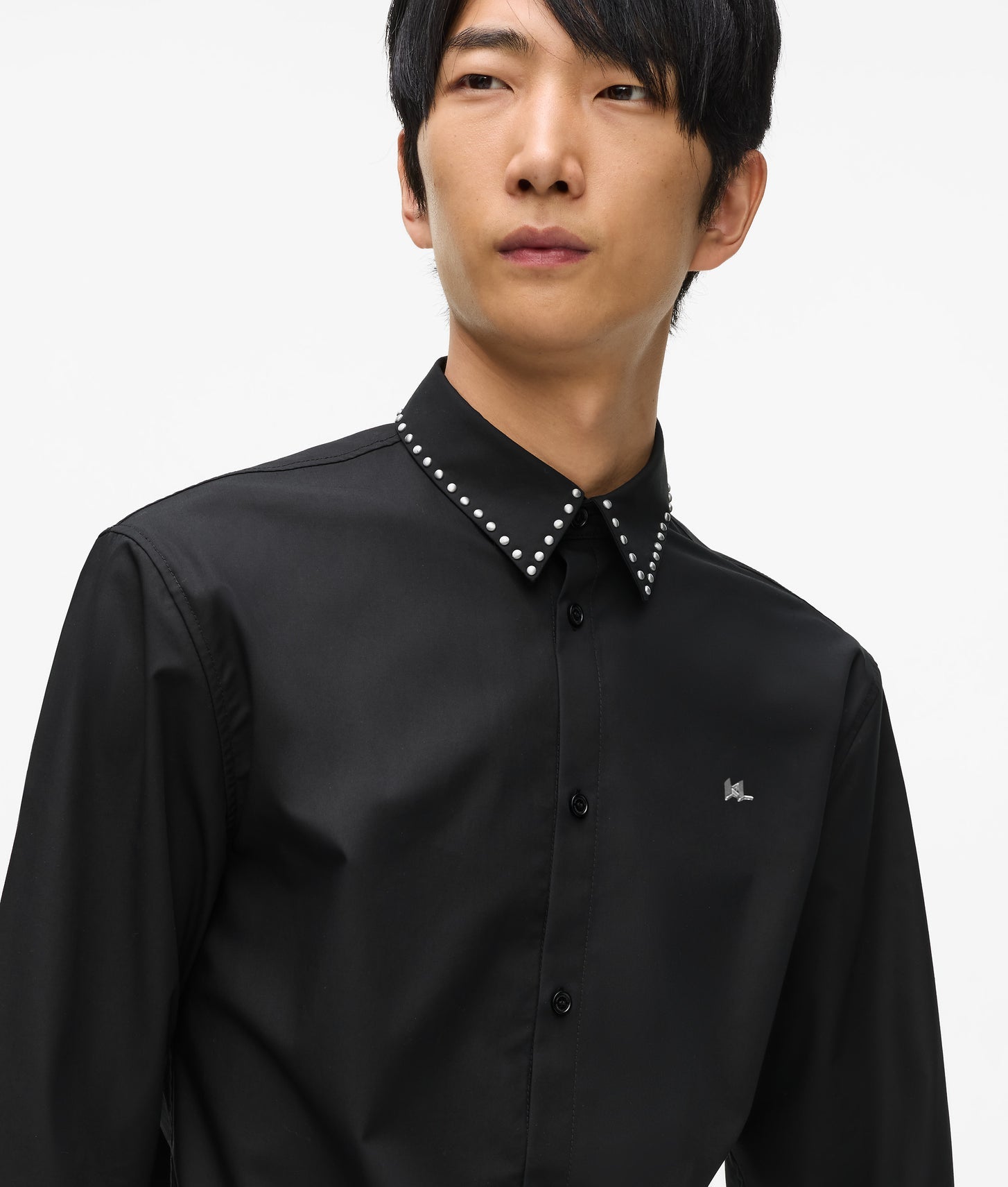 Karl Lagerfeld Karl Dna Studded Shirt Black