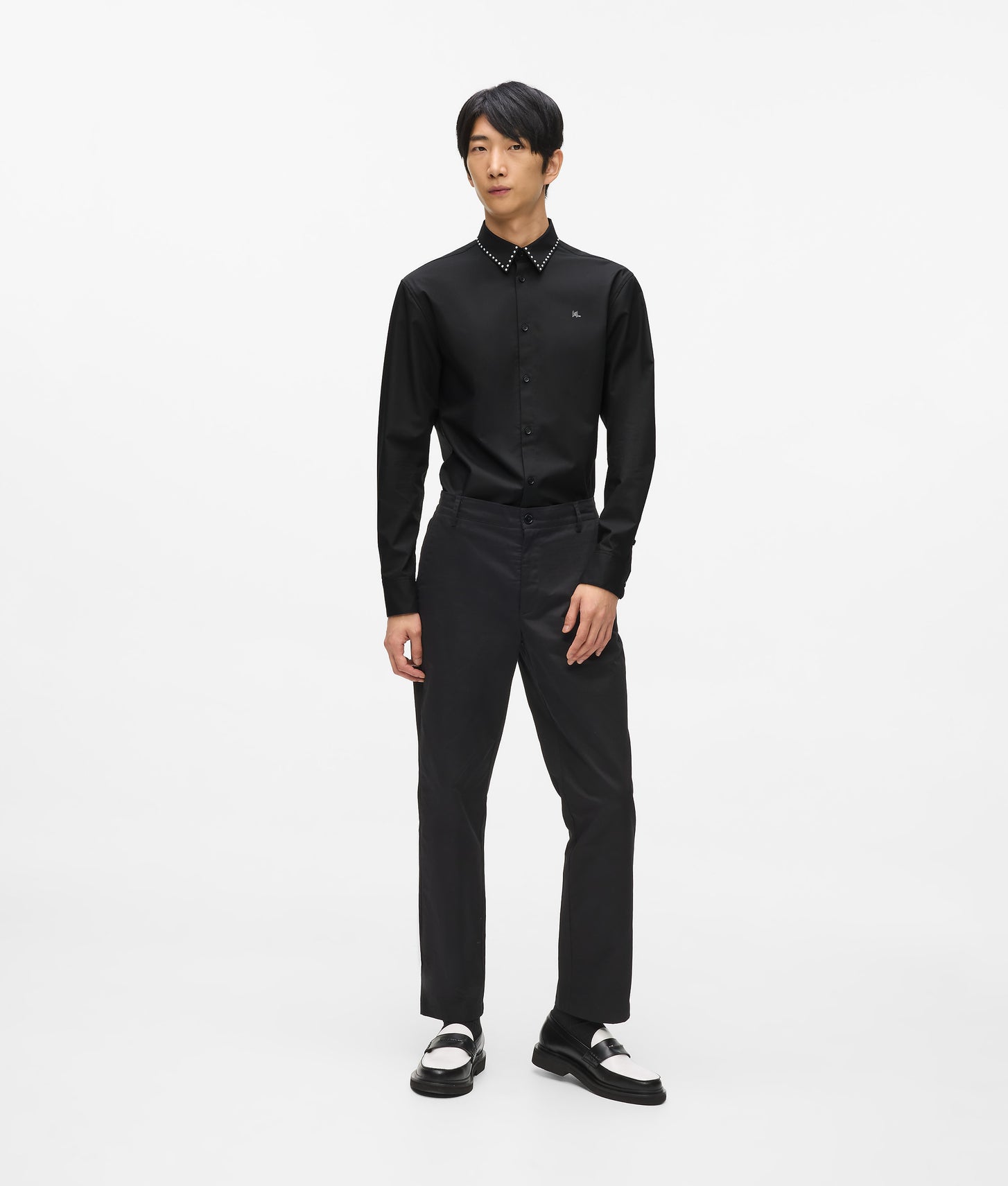 Karl Lagerfeld Karl Dna Studded Shirt Black
